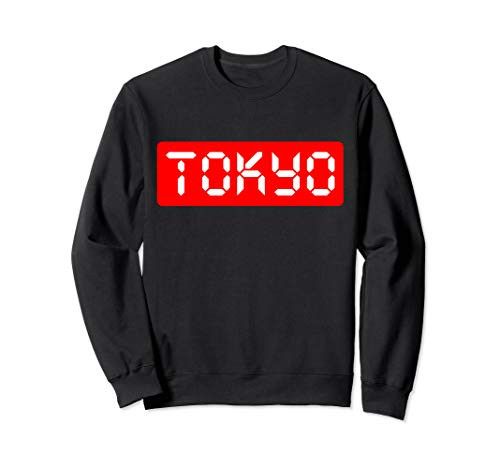 Unique Tokyo Japan Digital Time Japanese Icon Souvenir Gift Sweatshirt
