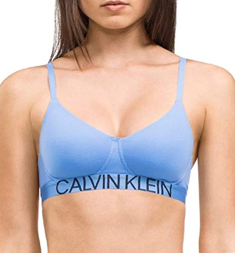 Calvin Klein Womens Statement 1981 Lightly Lined Bralette Bra Provence M M