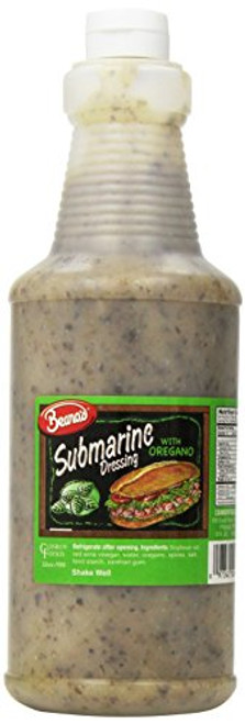 Beanos Submarine Dressing Oregano 32 Ounce Pack of 4