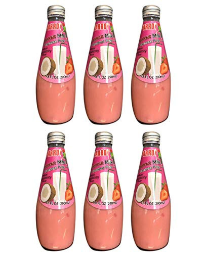 Parrot Coconut Milk Drink with Pulp 6 Pack Coconut Milk Drink with Pulp Strawberry