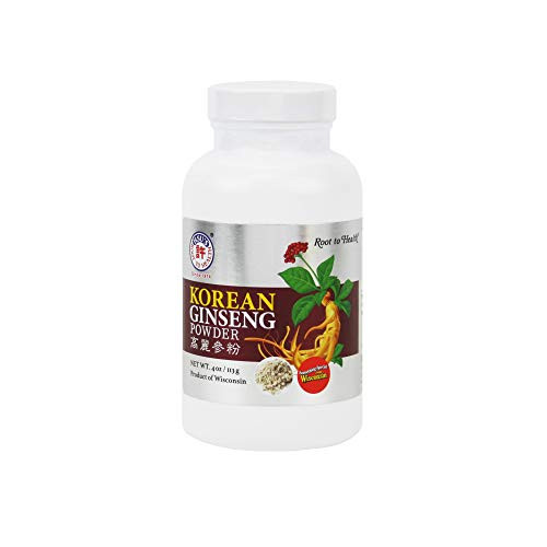 Hsus Korean Ginseng Powder SKU 1184  Korean Ginseng Powder 4oz  Cultivated Korean Ginseng from Marathon County Wisconsin USA  ??????  4oz Container ????