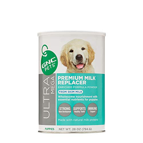 GNC Pets Premium Milk Replacer Formula Powder for Puppies 28 Ounces  Puppy Formula Made with Natural Milk Proteins Model Number FF13761