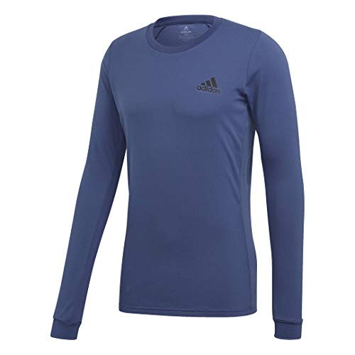 adidas Mens Long Sleeve Tee HEAT_RDY Tech IndigoNight Metallic X-Large