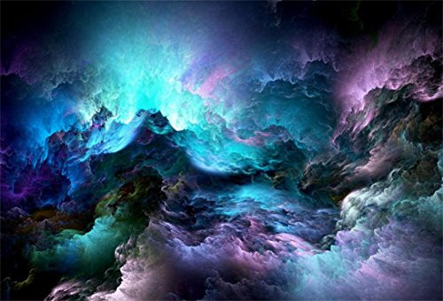 AOFOTO 10x7ft Mysterious Galaxy Nebula Backdrop Dreamy Seas of Cloud Photography Background Universe Outer Space Abstract Natural Scenic Photo Studio Props Kid Adult Artistic Portrait Vinyl Wallpaper