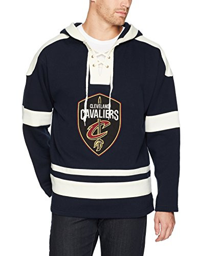 OTS NBA Cleveland Cavaliers Mens Grant Lace Up Pullover Hoodie Logo X-Large