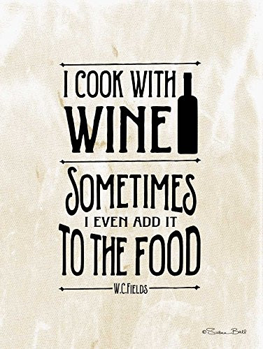 Posterazzi PDXSB348ASMALL I Cook with Wine Photo Print 18 x 24 Multi