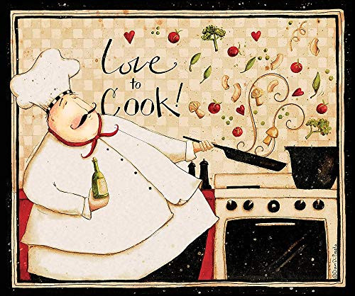 Posterazzi PDXDDPRC561SMALL Love to Cook Photo Print 24 x 18 Multi
