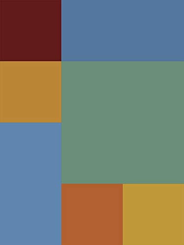 Posterazzi PDXMJMPAT00124SMALL Bright Blocks IX Photo Print 18 x 24 Multi