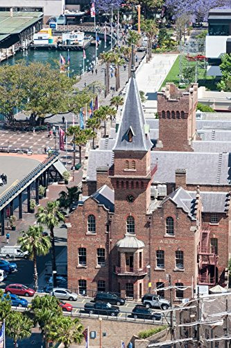Posterazzi 19th century merchant business building The Rocks Sydney New South Wales Australia Poster Print 36 x 12