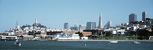 Posterazzi Buildings at the waterfront Bay San Francisco California USA Poster Print 36 x 12
