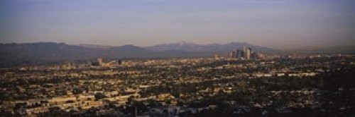 Buildings in a city Hollywood San Gabriel Mountains City Of Los Angeles Los Angeles County California USA Poster Print 36 x 12 Buildings in a city Hollywood San Gabriel Mountains City Of Los Angeles Los Angeles County California USA Poster Print 36 x 12