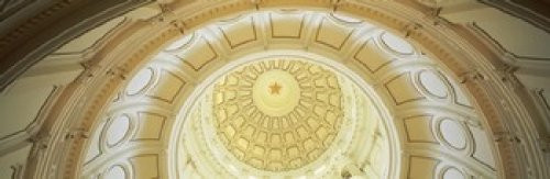 Posterazzi PPI146591L Ceiling of The Dome State Capitol Building Austin Texas USA Poster Print 36 x 12 Varies