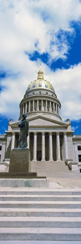 Posterazzi PPI152279L Low Angle View of Government Building State Capitol Charleston Kanawha County West Virginia USA Poster Print 36 x 12