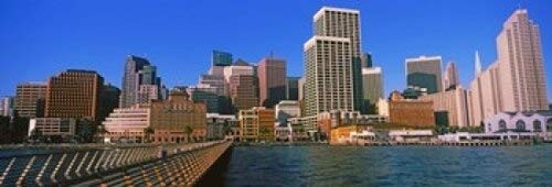Posterazzi Buildings at the waterfront San Francisco California USA 2012 Poster Print 36 x 12