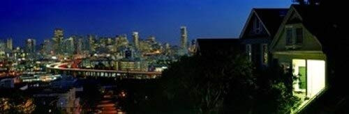 Posterazzi Buildings in a city San Francisco California USA 2009 Poster Print 36 x 12