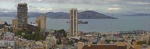 Posterazzi Buildings in a city with Alcatraz Island Bay San Francisco California USA Poster Print 36 x 12 Posterazzi Buildings in a city with Alcatraz Island Bay San Francisco California USA Poster Print 36 x 12