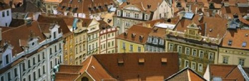 Posterazzi High angle view of buildings Prague Czech Republic Poster Print 36 x 12