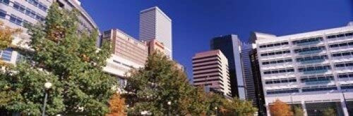 Posterazzi Low angle view of buildings in a city Sheraton Downtown Hotel Denver Colorado USA Poster Print 36 x 12