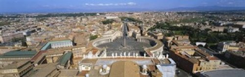 Overview of the historic centre of Rome and St Peters Square Vatican City Rome Lazio Italy Poster Print 36 x 12 Overview of the historic centre of Rome and St Peters Square Vatican City Rome Lazio Italy Poster Print 36 x 12