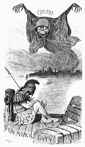 Cholera Cartoon 1883 NIs This A Time For Sleep American Cartoon 1883 Urging More Vigilance And Action To Vanquish Public Health Diseases Such As Cholera Here Shown Arriving In New York City Harbor Whi