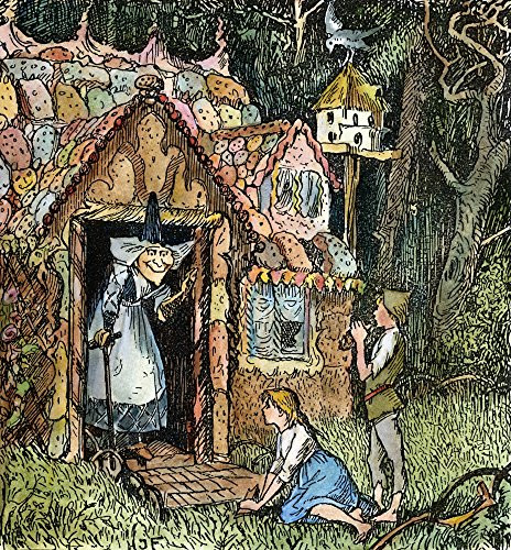 Grimm Hansel And Gretel Nhansel And Gretel Arrive At The WitchS Cottage Drawing C1891 By Henry J Ford For The Fairy Tale By Brothers Grimm Poster Print by 18 x 24