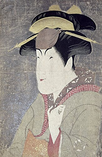 Japan Actor C1794 Nmale Actor Impersonating A Woman Woodblock Print C1794 By Toshusai Sharaku Poster Print by 18 x 24