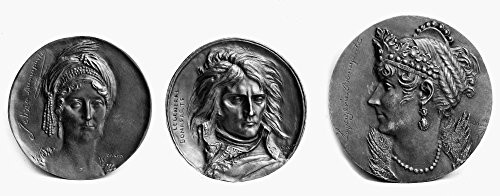 Napoleon I 1769-1821Nemperor Of The French Medallions Of From Left Laetitia Bonaparte Mother Of Napoleon Napoleon I And Josephine Bonaparte Bronze Early 19Th Century By Pierre Jean David DAngers P
