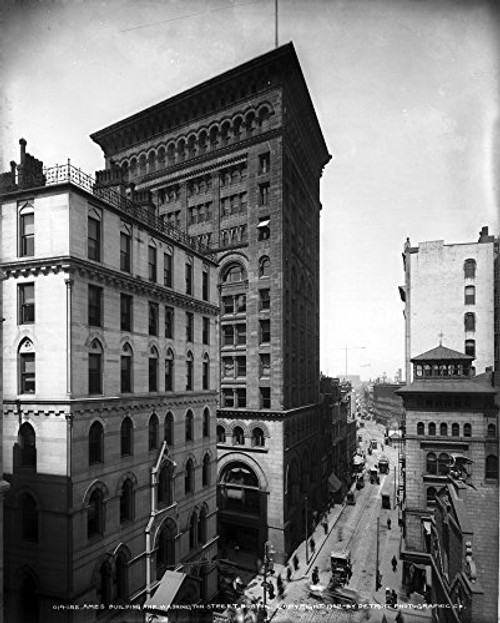 Boston Ames Building C1902 Nthe Ames Building In Boston Massachusetts Completed In 1893 Photograph C1902 Poster Print by 18 x 24 Boston Ames Building C1902 Nthe Ames Building In Boston Massachusetts Completed In 1893 Photograph C1902 Poster Print by 18 x 24