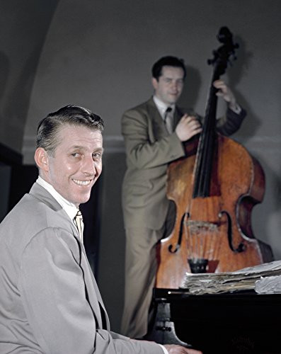 Stan Kenton 1911-1979 Namerican Musician With Eddie Safranski Photograph By William P Gottlieb C1947 Poster Print by 18 x 24