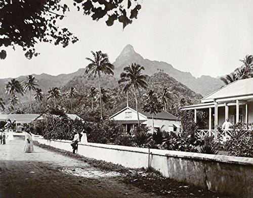 Cook Islands Rarotonga Na View Of Avarua On Rarotonga In The Cook Islands Photograph C1920 Poster Print by 18 x 24