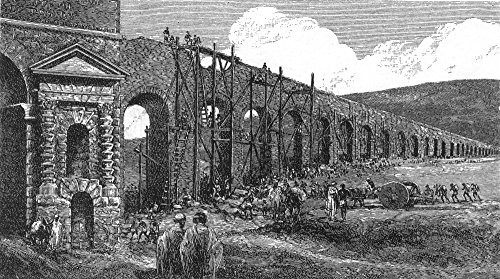 Building Roman Aqueduct Poster Print by Science Source 24 x 18