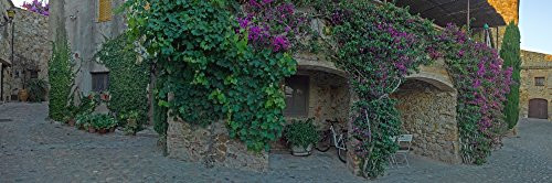 Medieval town building at Pals in Costa Brava Girona Province Catalonia Spain Poster Print by Panoramic Images 36 x 12