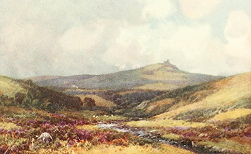Posterazzi Devon 1913 Brent Tor from Lydford Moors Poster Print by Frederick J_ Widgery 18 x 24