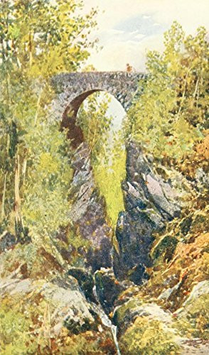 Devon 1913 Lydford Bridge Poster Print by Frederick J Widgery 18 x 24