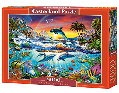 Castorland Paradise Cove Puzzle 3000 Piece Castorland Paradise Cove Puzzle 3000 Piece