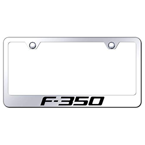 Au-Tomotive Gold INC_ License Plate Frame for Ford F-350 Stainless Steel Chrome Au-Tomotive Gold INC_ License Plate Frame for Ford F-350 Stainless Steel Chrome