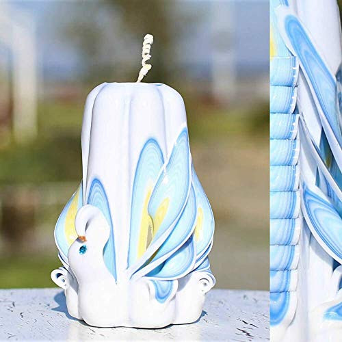 Hand Carved Candles Swan-Carved Christmas Candle Gift-Oscar candles Hand Carved Candles Swan-Carved Christmas Candle Gift-Oscar candles