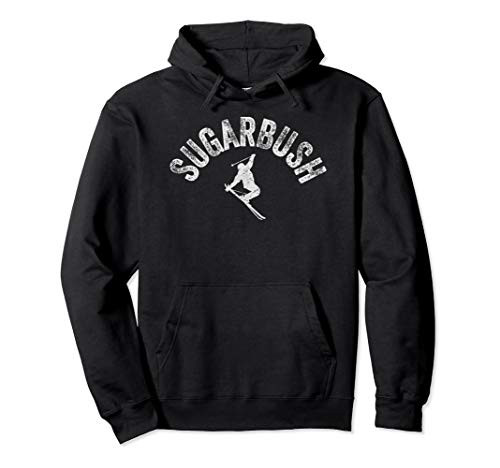 Sugarbush Ski Vintage Vermont Skiing Cool Skier Winter Gear Pullover Hoodie