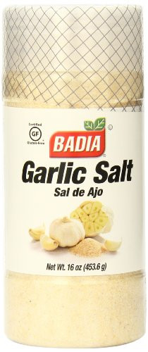 Badia Garlic Salt 16 Ounce Pack of 12