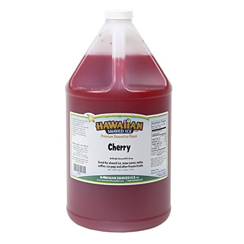 Hawaiian Shaved Ice Syrup Cherry Gallon
