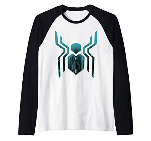 Marvel Spider-Man Far From Home Tech Spider Chest Symbol Raglan Baseball Tee
