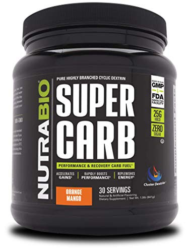 NutraBio Super Carb Orange Mango 30 Servings