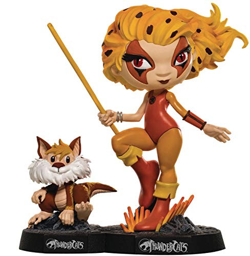 Iron Studios - Minico Heroes Thundercats Cheetara   Snarf Vinyl Statue