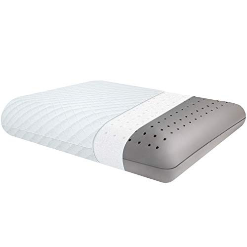 Milemont Memory Foam Pillow Bamboo Charcoal Memory Foam with Cooling Cover Bed Pillows for Sleeping Neck Support for Back Stomach Side Sleepers CertiPUR-US Standard Size Milemont Memory Foam Pillow Bamboo Charcoal Memory Foam with Cooling Cover Bed Pillows for Sleeping Neck Support for Back Stomach Side Sleepers CertiPUR-US Standard Size