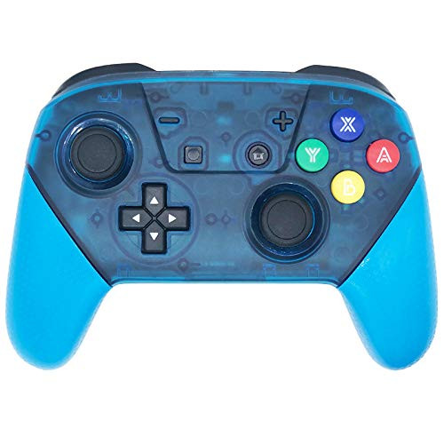 Switch Pro Controller Pro Controller for N-Switch and Switch Lite Wireless Switch Controller with 1000mAh Rechargeable Battery and Gyro Axis- Blue
