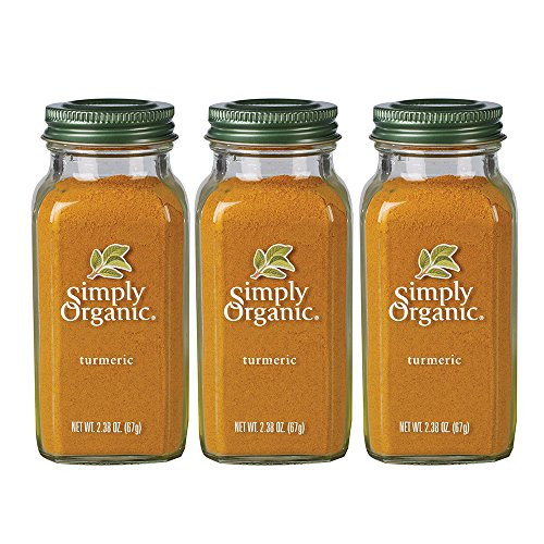 Simply Organic Ground Turmeric Root | Certified Organic | 2.38 oz. (3 Pack)
