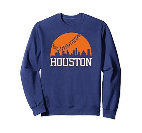 Houston Baseball Home Skyline Crush City H-Town Texas Gift Sweatshirt