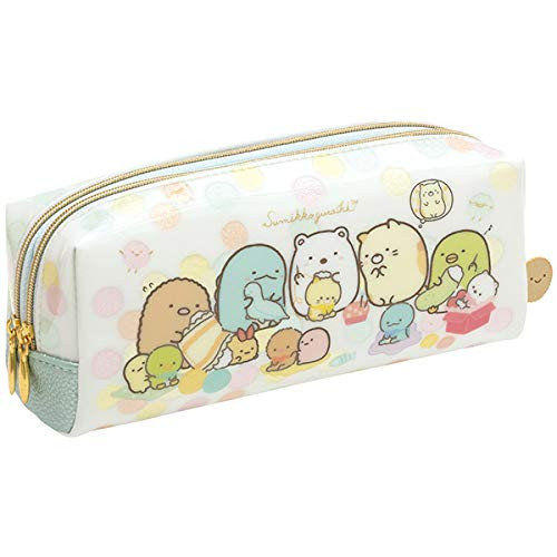 San-X Sumikko Gurashi Twin Zipper Pouch Polar Bear Handmade Design PY73701