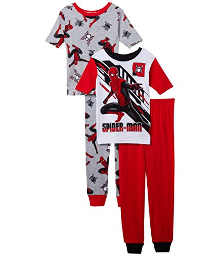 Favorite Characters Boys Spider-Man Spidey Tech Four-Piece Set Little KidsBig Kids Assorted 8 Big Kids
