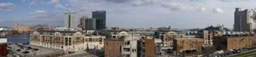 Posterazzi Buildings near Inner Harbor Baltimore Maryland USA 2009 Poster Print 44 x 10